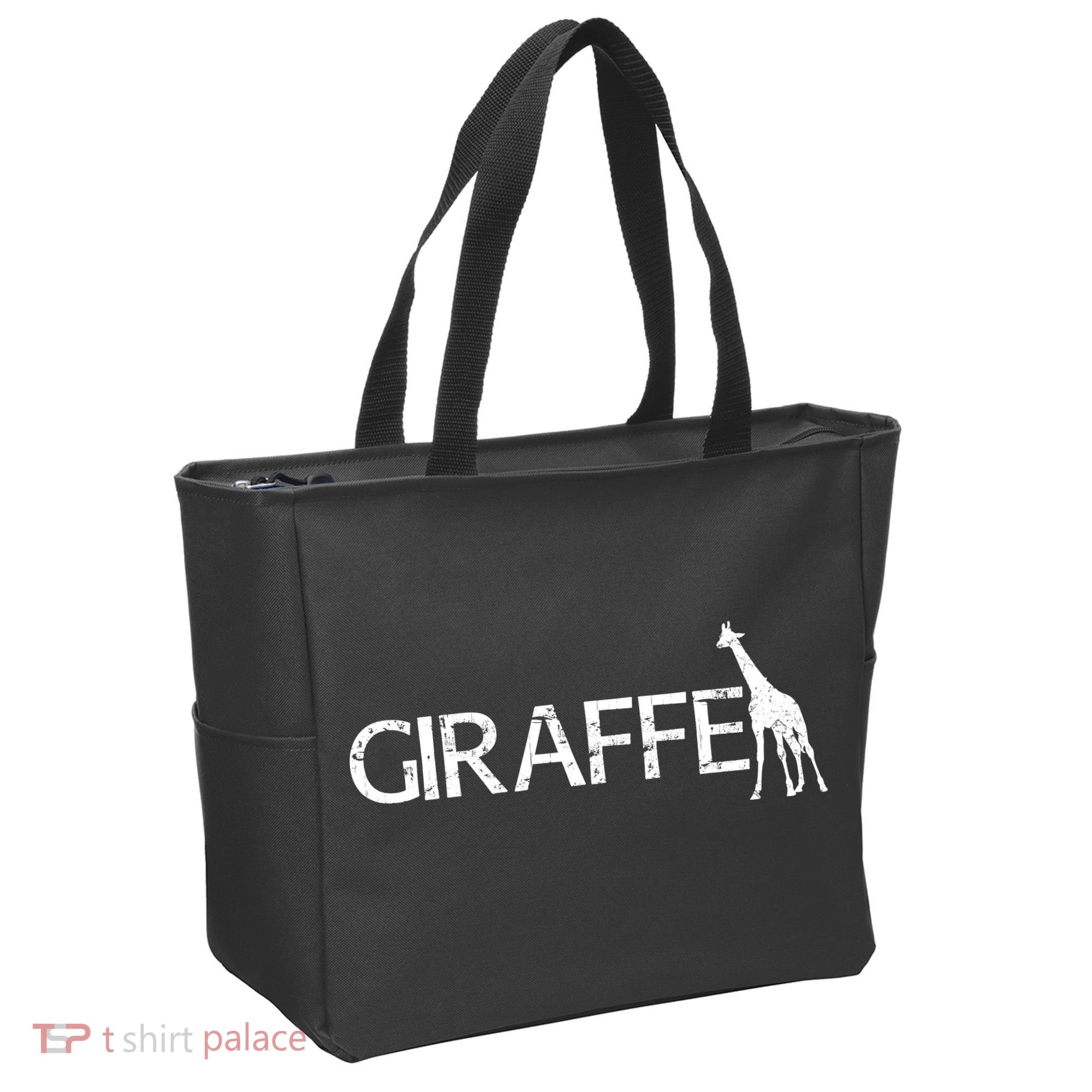 Funny Gift For Giraffe Lover Logo Tote Bag