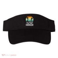 Fishing Gifts Full Time Dad Part Time Hooker Funny Visor thumb 0