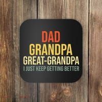 Funny Great Grandpa For Fathers Day Coaster thumb 0