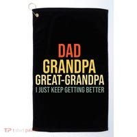 Funny Great Grandpa For Fathers Day Golf Towel thumb 0