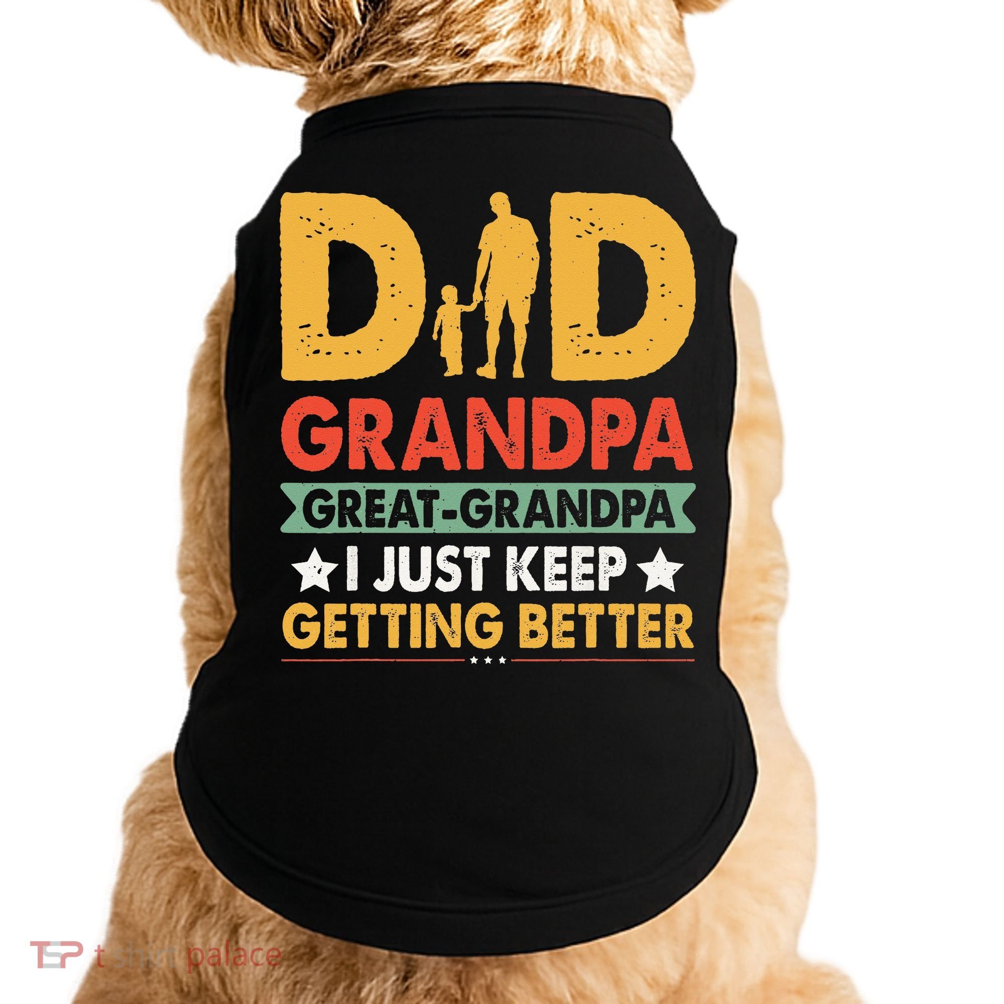 Funny Great Grandpa for Fathers Day Doggie Tank