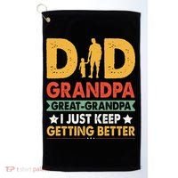Funny Great Grandpa for Fathers Day Golf Towel thumb 0