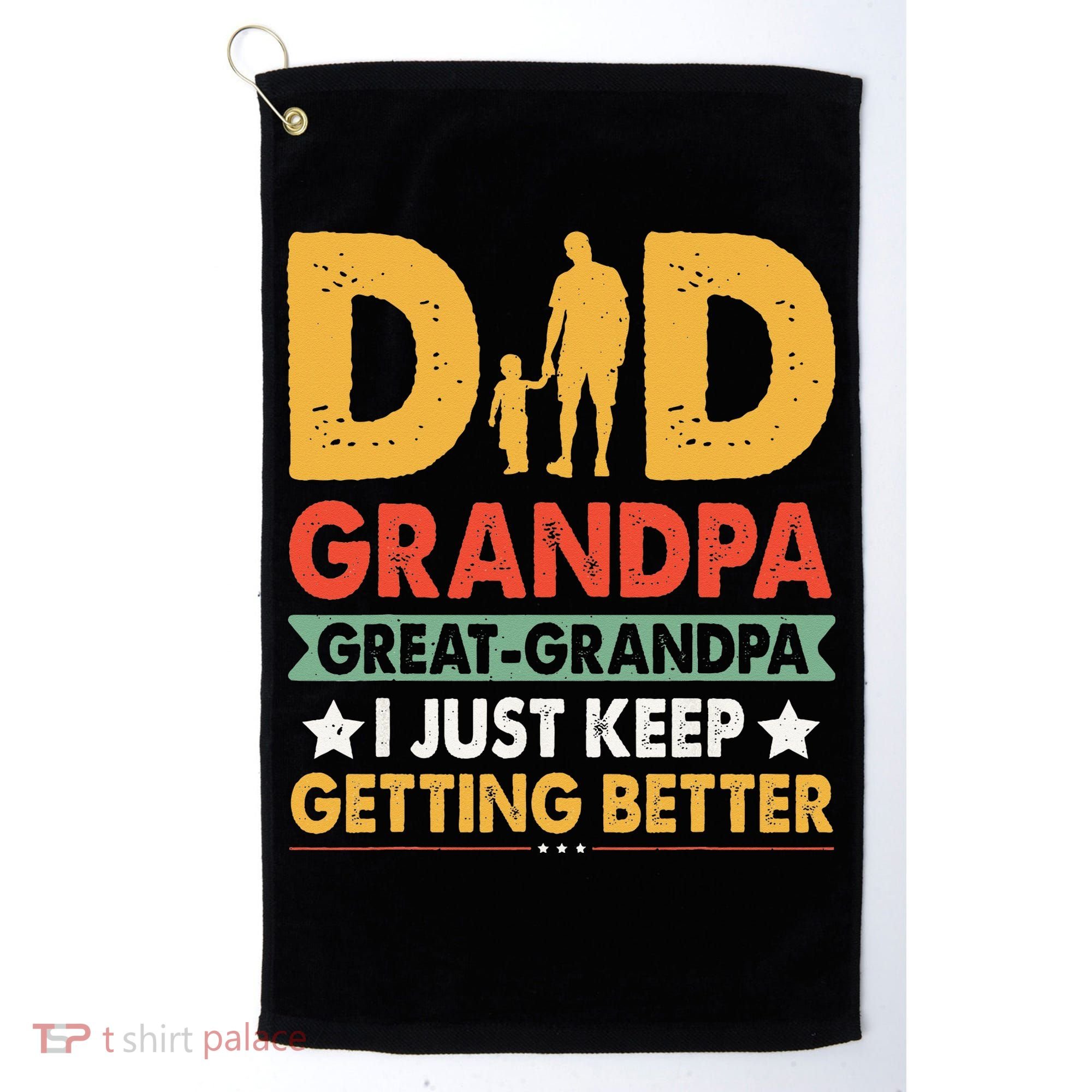 Funny Great Grandpa for Fathers Day Golf Towel