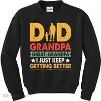 Funny Great Grandpa for Fathers Day Kids Sweatshirt thumb 0