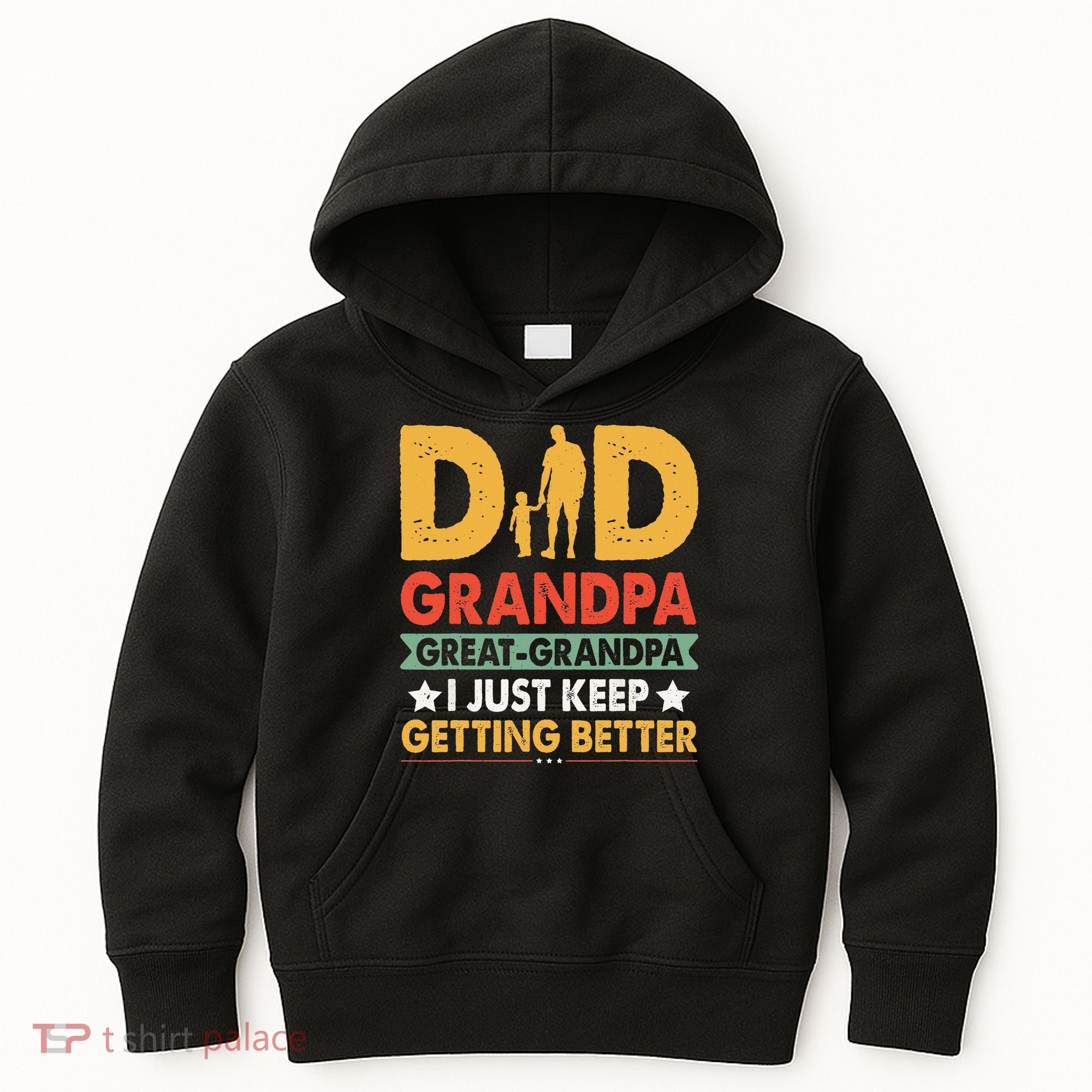 Funny Great Grandpa for Fathers Day Kids Hoodie