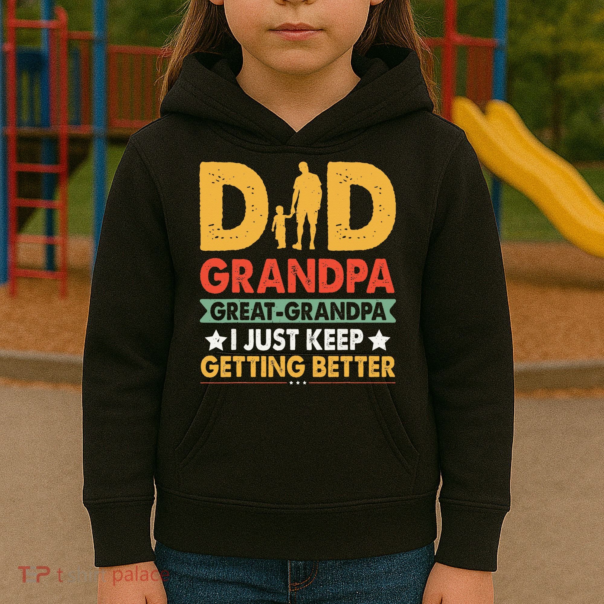 Funny Great Grandpa for Fathers Day Kids Hoodie