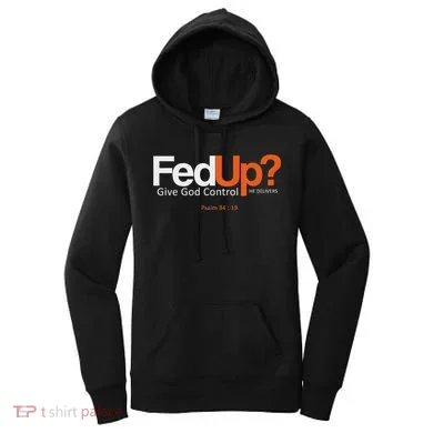 Fedup Give God Control Women's Hoodie