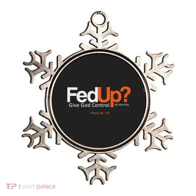 Fedup Give God Control Ornament