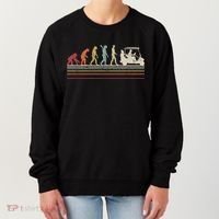 Funny Golf Gift Retro Style Evolution Of Man Women's Sweatshirt thumb 0