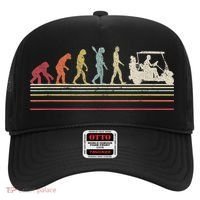 Funny Golf Gift Retro Style Evolution Of Man Hat thumb 0