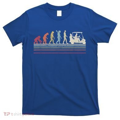 Funny Golf Gift Retro Style Evolution Of Man T-Shirt