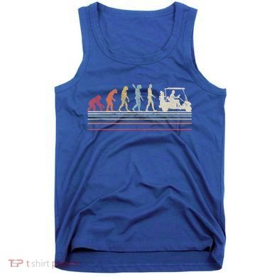 Funny Golf Gift Retro Style Evolution Of Man Tank Top