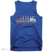 Funny Golf Gift Retro Style Evolution Of Man Tank Top thumb 0