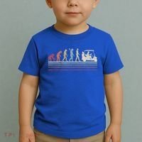 Funny Golf Gift Retro Style Evolution Of Man Toddler T-Shirt thumb 2