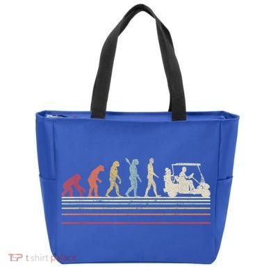 Funny Golf Gift Retro Style Evolution Of Man Tote Bag