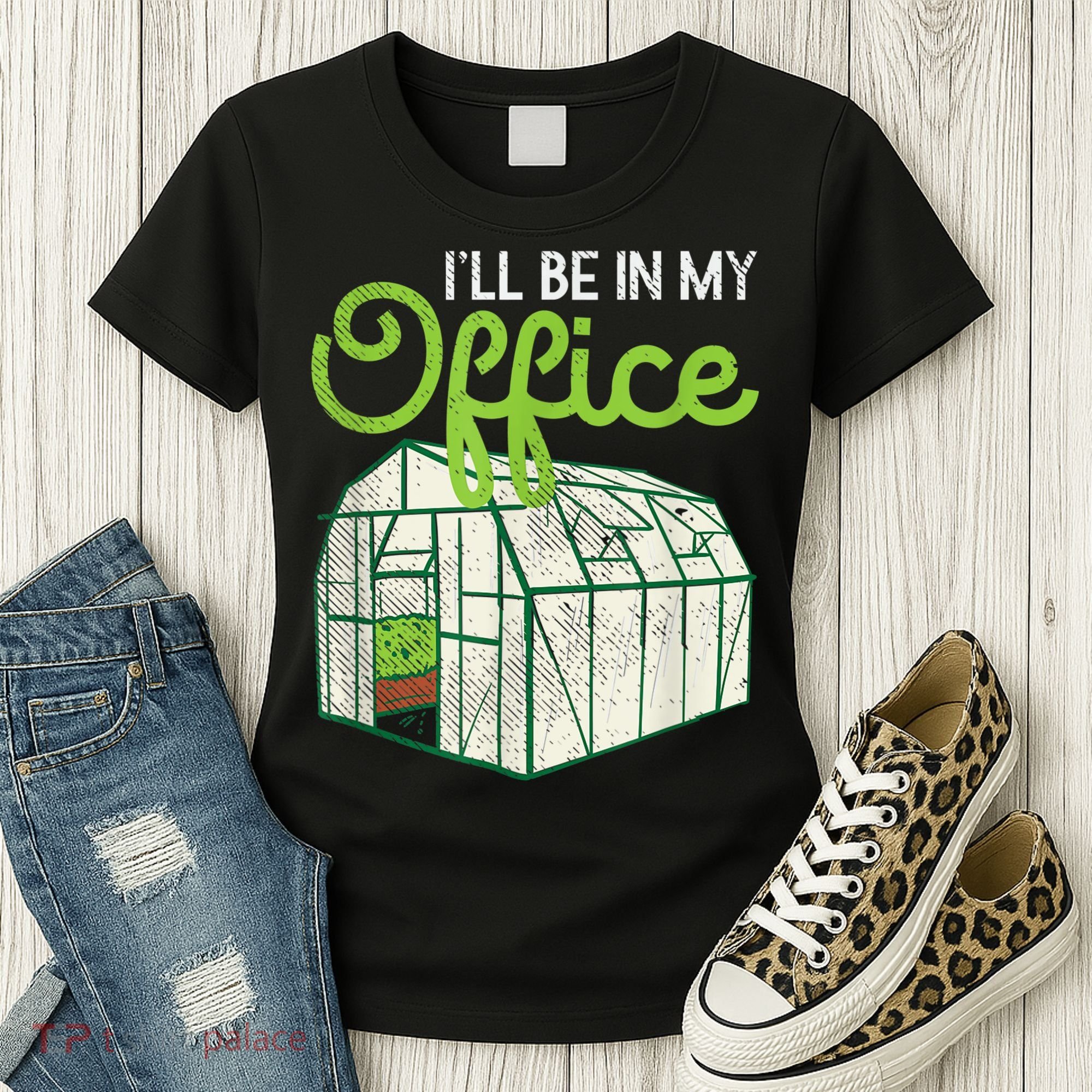 Funny Greenhouse Gardening Garden Plants Lover Women's T-Shirt