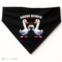 Funny Goose Goosebumps Silly Bumps USA-Made Doggie Bandana thumb 0