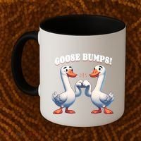 Funny Goose Goosebumps Silly Bumps Coffee Mug thumb 2