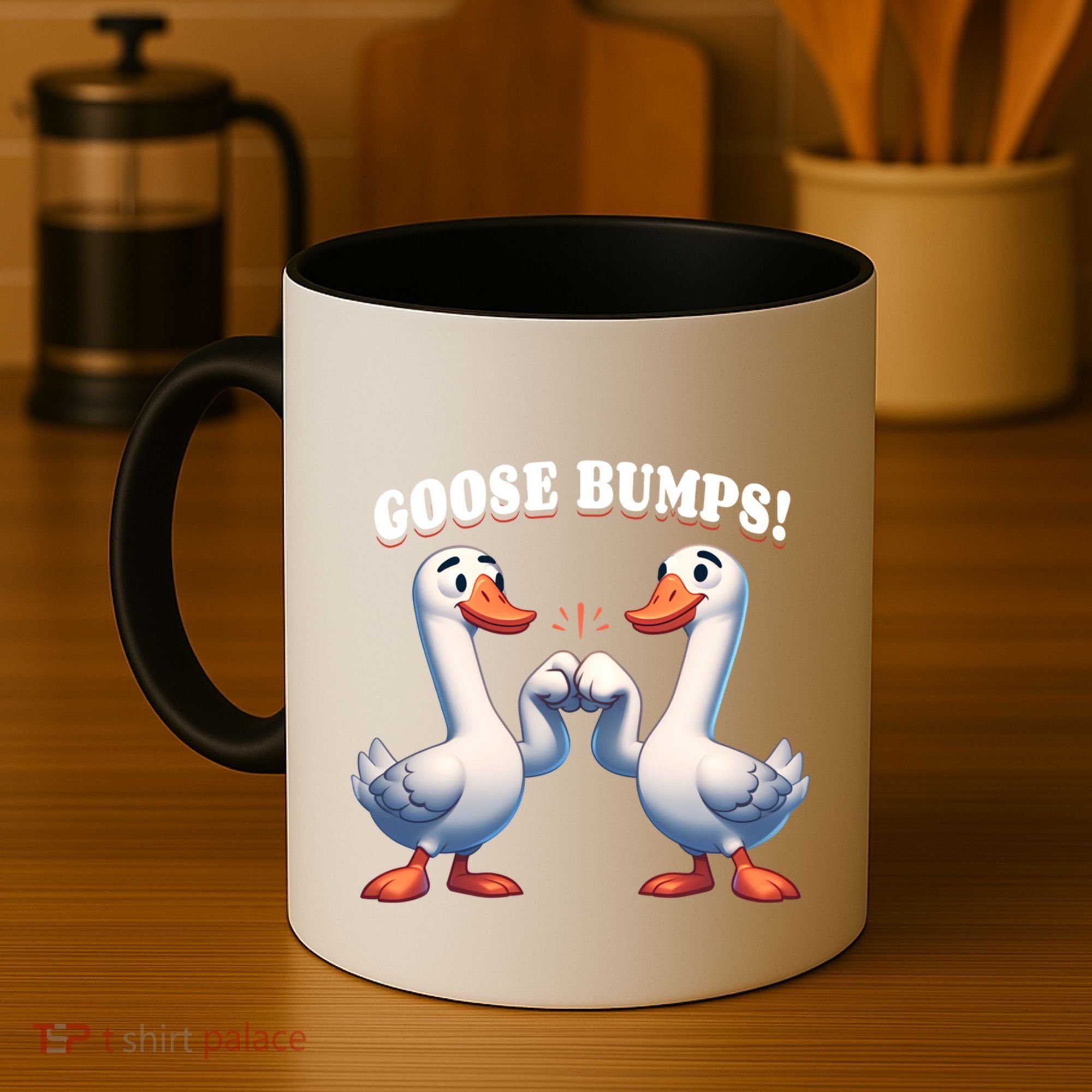 Funny Goose Goosebumps Silly Bumps Coffee Mug