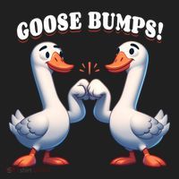 Funny Goose Goosebumps Silly Bumps Beanie thumb 2