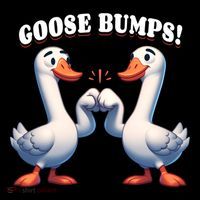 Funny Goose Goosebumps Silly Bumps Women's Hoodie thumb 2