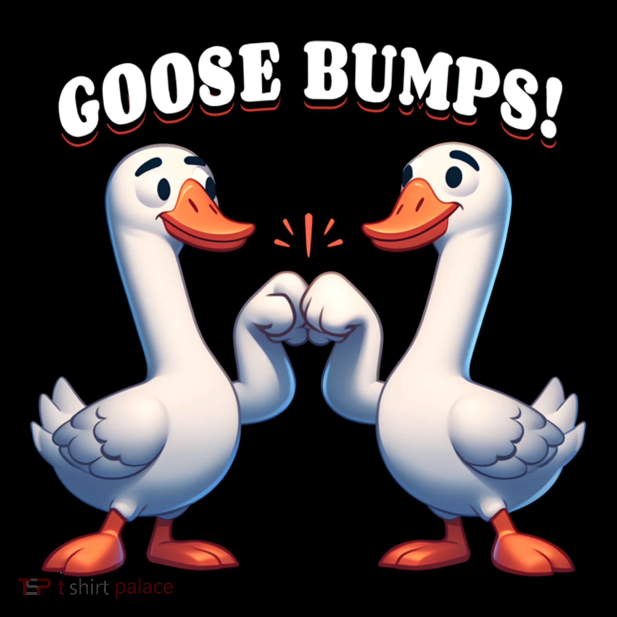 Funny Goose Goosebumps Silly Bumps Women's Hoodie