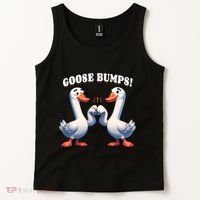 Funny Goose Goosebumps Silly Bumps Tank Top thumb 2