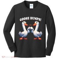 Funny Goose Goosebumps Silly Bumps Kids Long Sleeve Shirt thumb 0