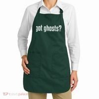 Funny Got Ghosts Paranormal Investigator Ghost Lover Apron thumb 2