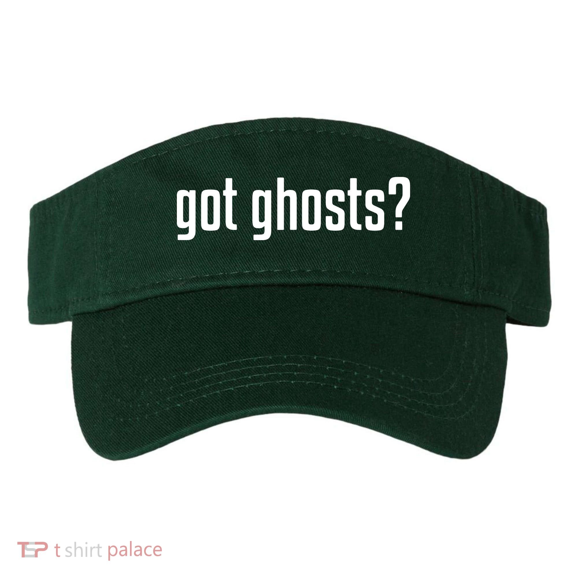 Funny Got Ghosts Paranormal Investigator Ghost Lover Visor