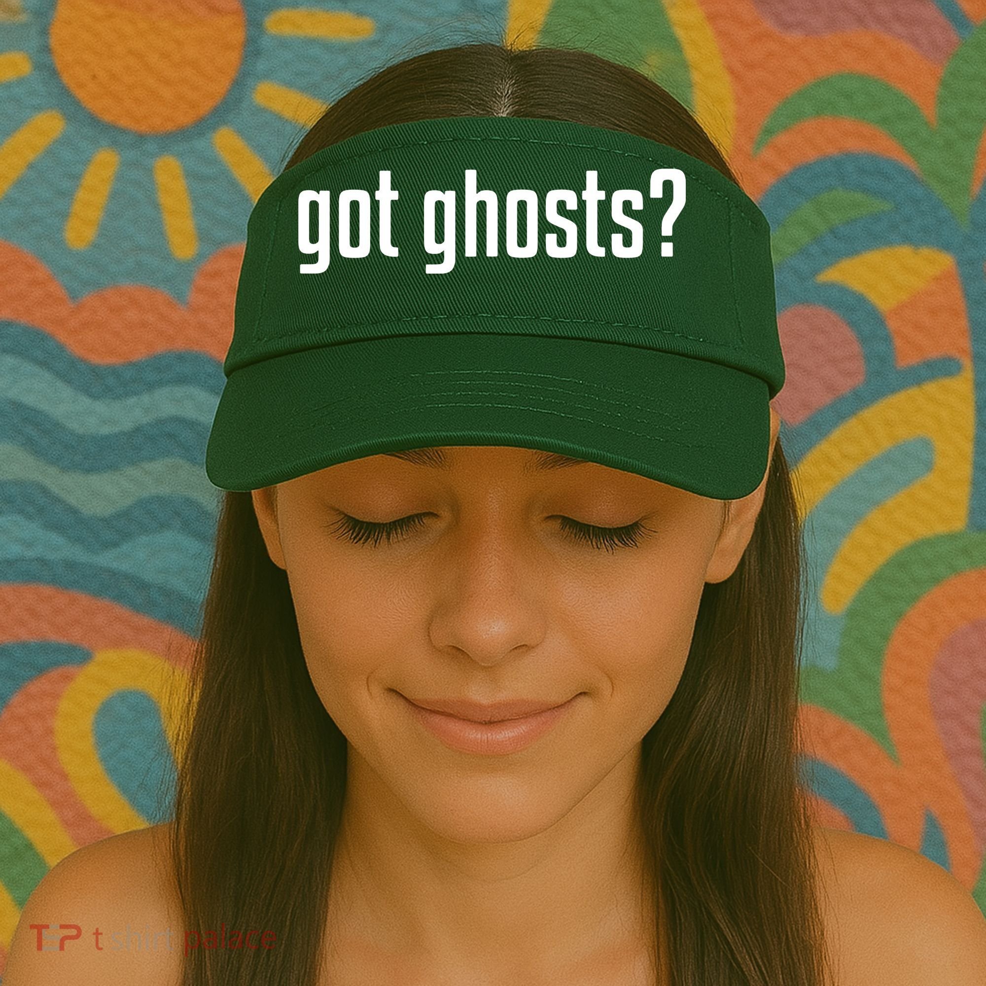 Funny Got Ghosts Paranormal Investigator Ghost Lover Visor