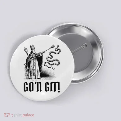 Funny GoN Git St Patrick Button