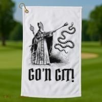 Funny GoN Git St Patrick Golf Towel thumb 1