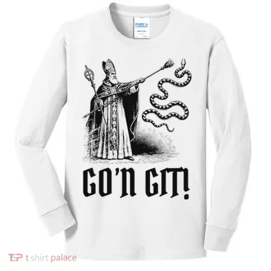 Funny GoN Git St Patrick Kids Long Sleeve Shirt