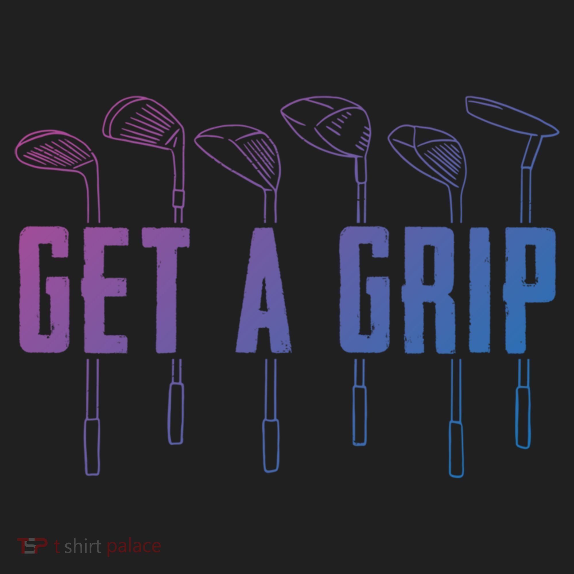 Funny Golfer Golfing Golf Get A Grip Golf Gift Women's Sweatshirt