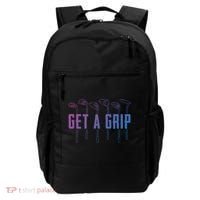 Funny Golfer Golfing Golf Get A Grip Golf Gift Backpack thumb 0