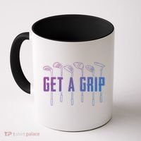 Funny Golfer Golfing Golf Get A Grip Golf Gift Coffee Mug thumb 0