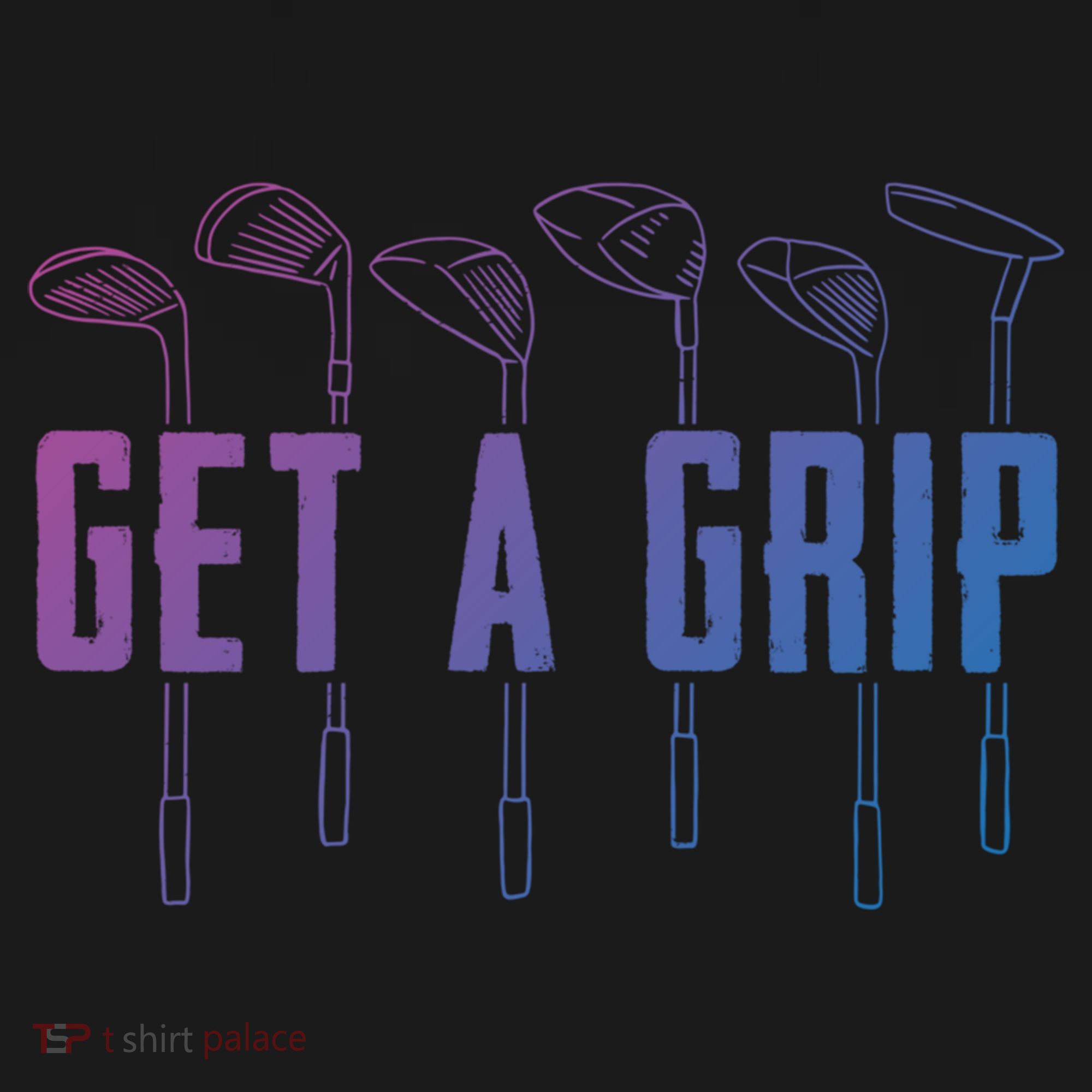 Funny Golfer Golfing Golf Get A Grip Golf Gift Pajama Set