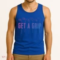 Funny Golfer Golfing Golf Get A Grip Golf Gift Tank Top thumb 3