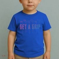 Funny Golfer Golfing Golf Get A Grip Golf Gift Toddler T-Shirt thumb 2