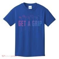 Funny Golfer Golfing Golf Get A Grip Golf Gift Kids T-Shirt thumb 0