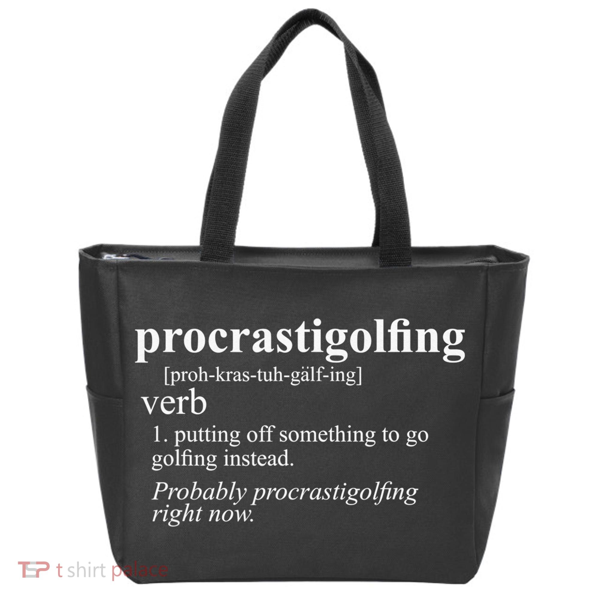 Funny Golf Gifts Procrastigolfing Golfing Lover Tote Bag