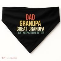 Funny Great Grandpa USA-Made Doggie Bandana thumb 0