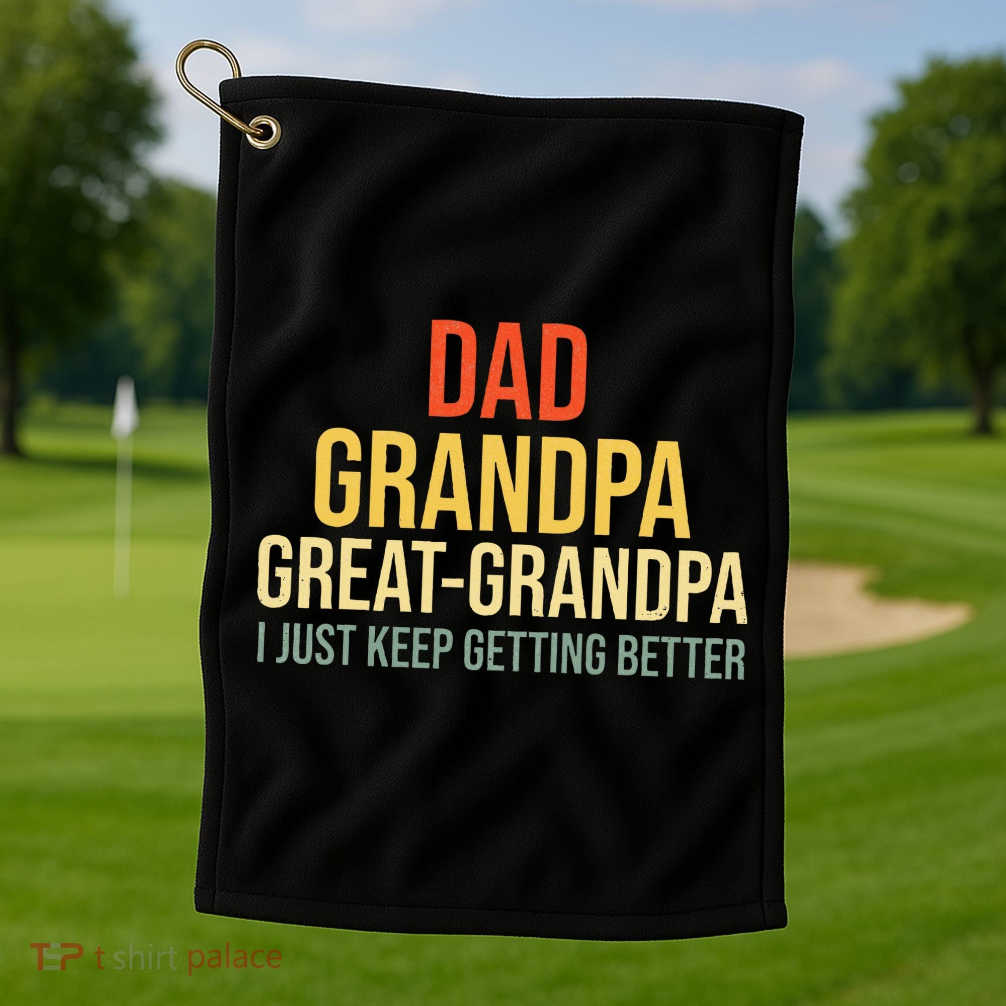 Funny Great Grandpa Golf Towel