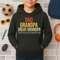 Funny Great Grandpa Kids Hoodie thumb 2