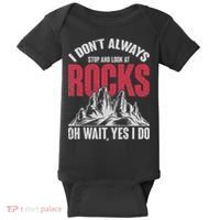 Funny Geologist Gift Professor Rock Collector Geology Baby Bodysuit thumb 0