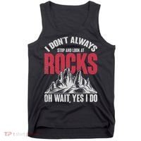 Funny Geologist Gift Professor Rock Collector Geology Tank Top thumb 0