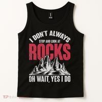 Funny Geologist Gift Professor Rock Collector Geology Tank Top thumb 2