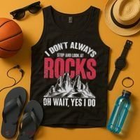 Funny Geologist Gift Professor Rock Collector Geology Tank Top thumb 4