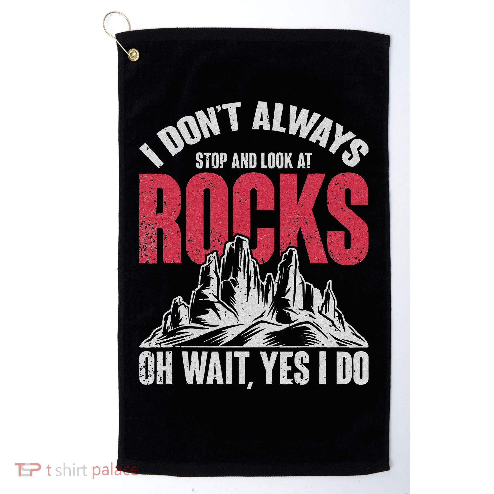Funny Geologist Gift Professor Rock Collector Geology Golf Towel